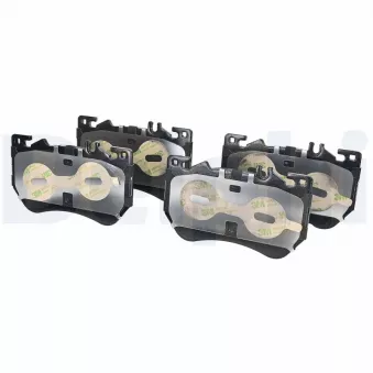 Jeu de 4 plaquettes de frein avant DELPHI