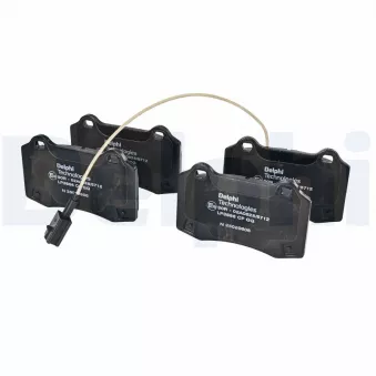 Jeu de 4 plaquettes de frein arrière DELPHI LP3866