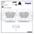 Jeu de 4 plaquettes de frein avant DELPHI LP3882 - Visuel 3