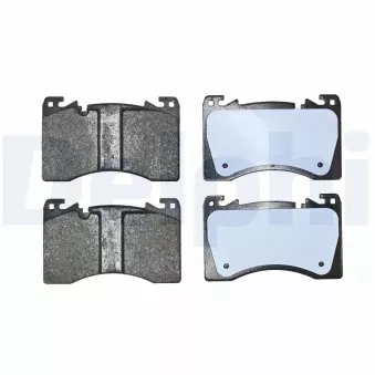 Jeu de 4 plaquettes de frein avant DELPHI LP3899