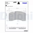 Jeu de 4 plaquettes de frein avant DELPHI LP3899 - Visuel 2