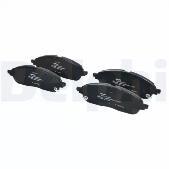 Jeu de 4 plaquettes de frein avant DELPHI LP3918