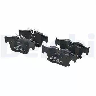 Jeu de 4 plaquettes de frein arrière DELPHI LP3924