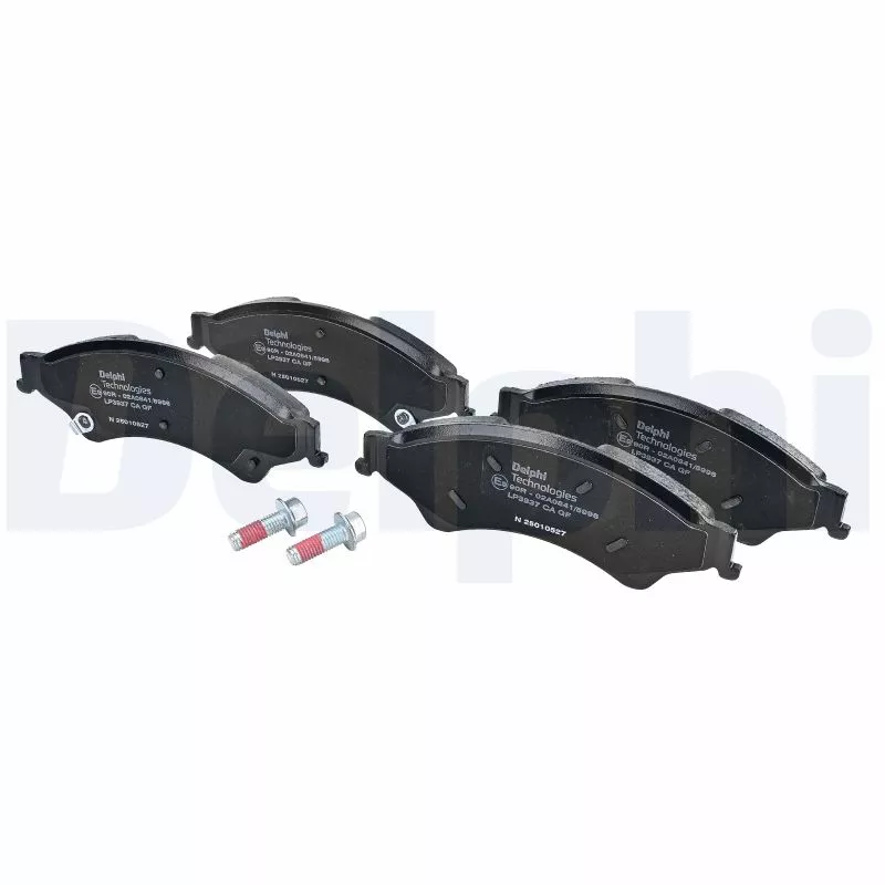 Jeu de 4 plaquettes de frein avant DELPHI LP3937