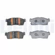 Jeu de 4 plaquettes de frein avant DELPHI LP5010EV - Visuel 1
