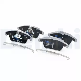 Jeu de 4 plaquettes de frein avant DELPHI LP5048EV