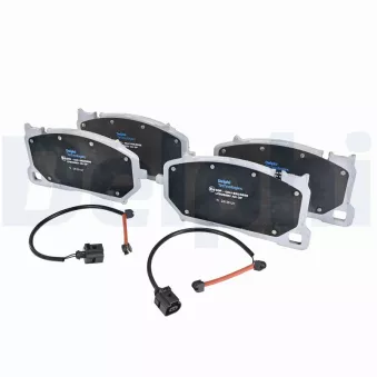 Jeu de 4 plaquettes de frein avant DELPHI LP5065EV