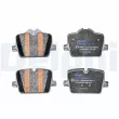 Jeu de 4 plaquettes de frein arrière DELPHI LP5068EV - Visuel 1
