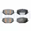 Jeu de 4 plaquettes de frein avant DELPHI LP5073EV - Visuel 1