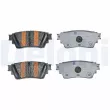 Jeu de 4 plaquettes de frein arrière DELPHI LP5076EV - Visuel 2