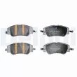 Jeu de 4 plaquettes de frein avant DELPHI LP5080EV - Visuel 1