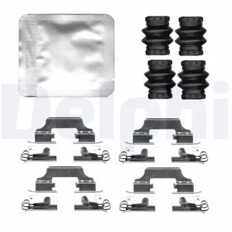 Kit d'accessoires, plaquette de frein à disque DELPHI