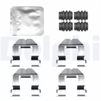 Kit d'accessoires, plaquette de frein à disque DELPHI