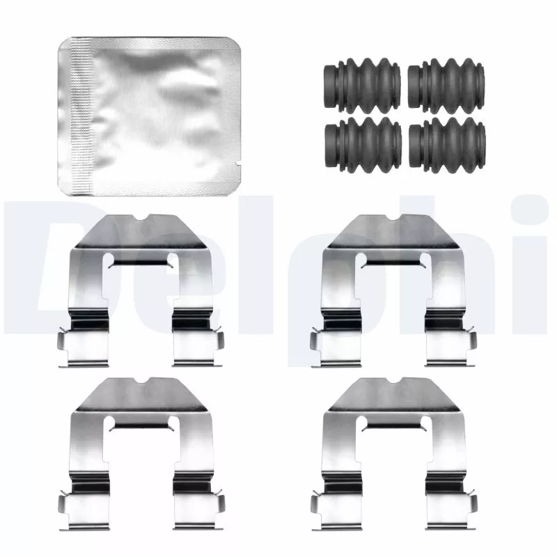 Kit d'accessoires, plaquette de frein à disque DELPHI LX0810