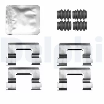 Kit d'accessoires, plaquette de frein à disque DELPHI