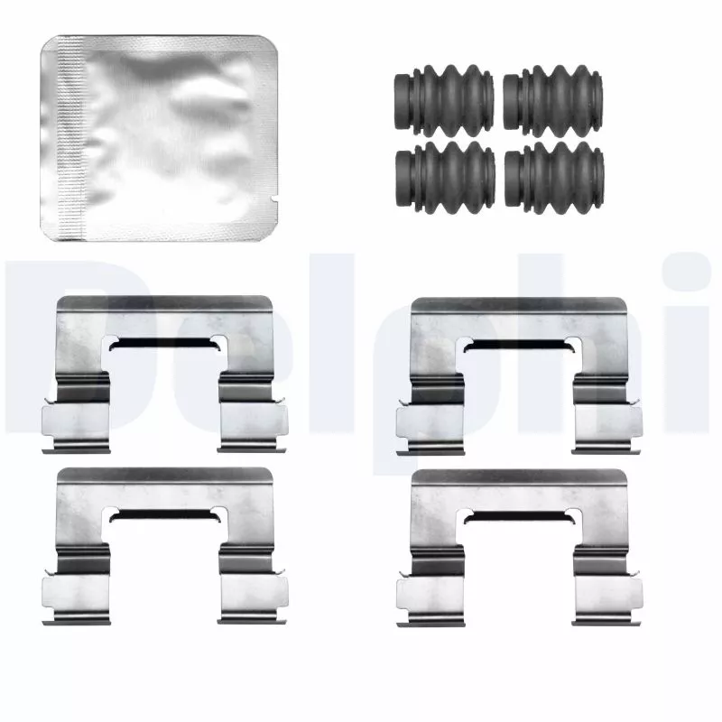 Kit d'accessoires, plaquette de frein à disque DELPHI LX0811