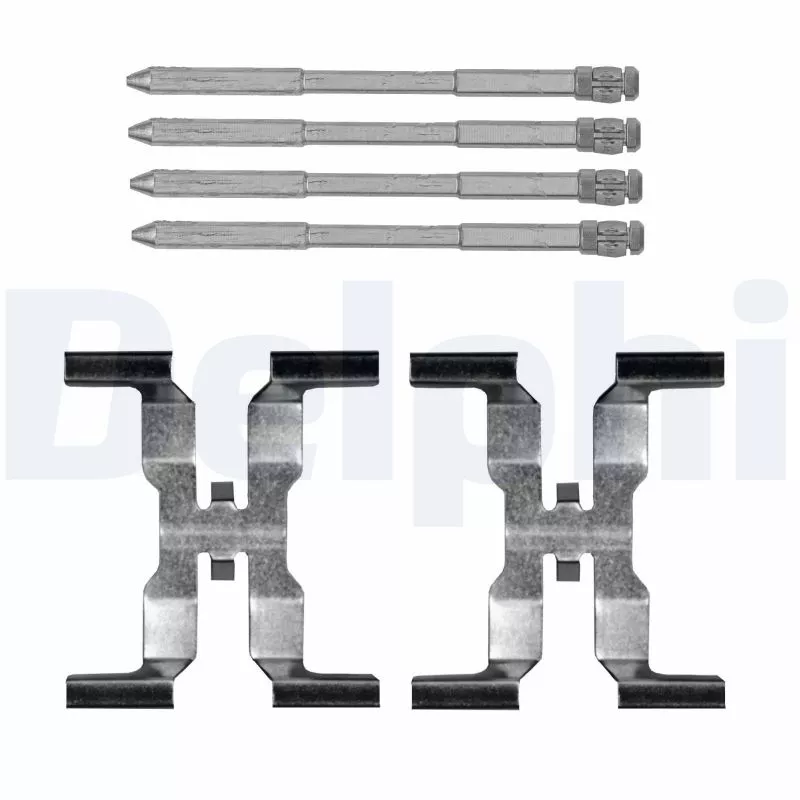 Kit d'accessoires, plaquette de frein à disque DELPHI LX0812