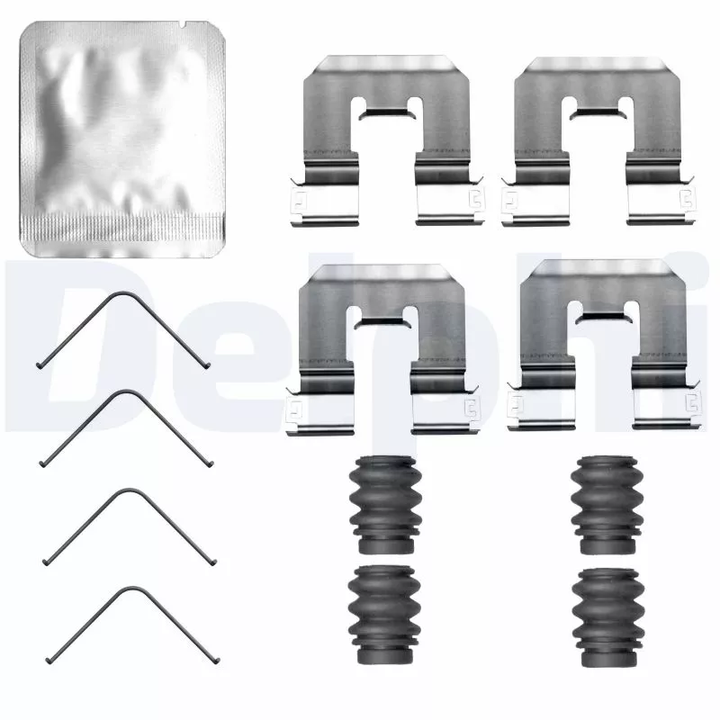 Kit d'accessoires, plaquette de frein à disque DELPHI LX0816