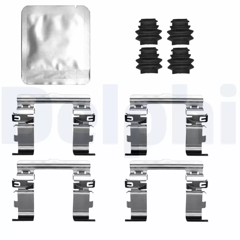 Kit d'accessoires, plaquette de frein à disque DELPHI LX0822