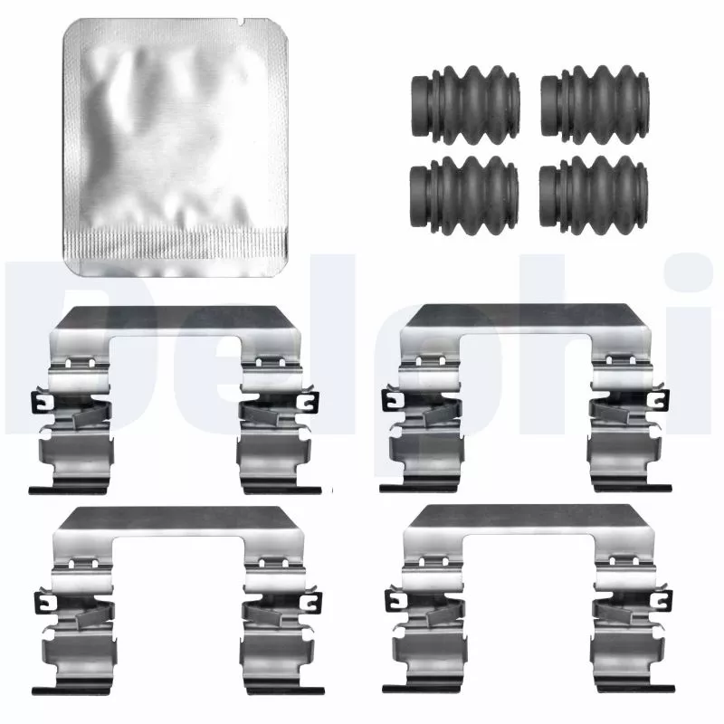 Kit d'accessoires, plaquette de frein à disque DELPHI LX0823