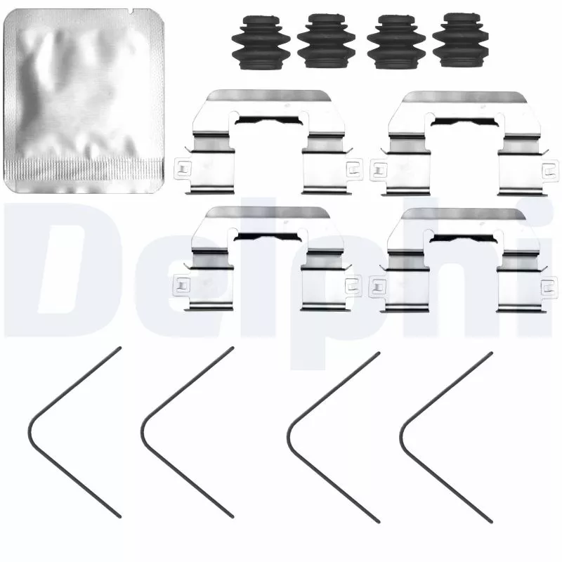 Kit d'accessoires, plaquette de frein à disque DELPHI LX0827