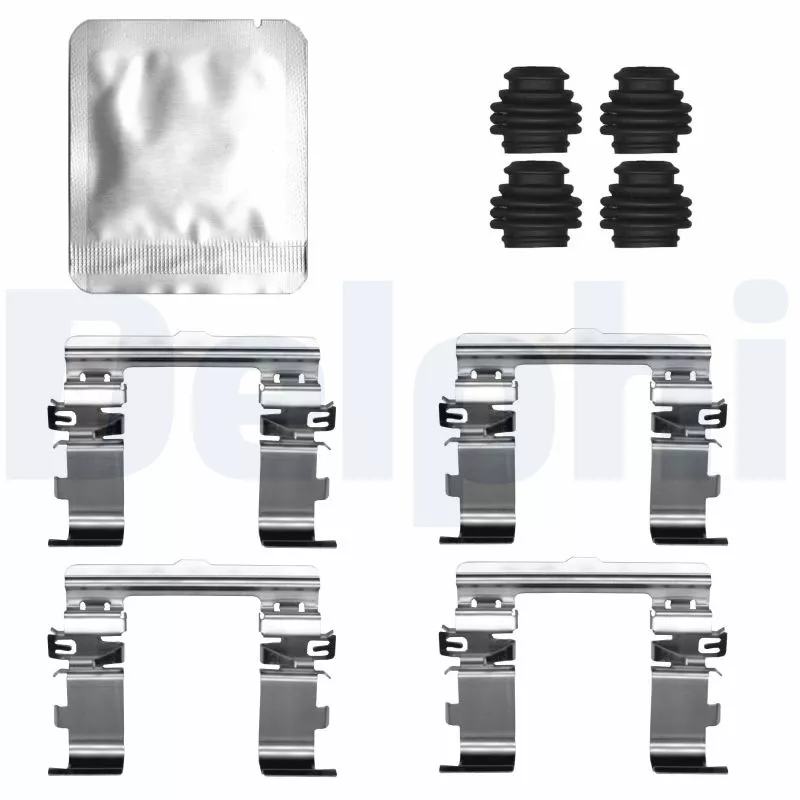 Kit d'accessoires, plaquette de frein à disque DELPHI LX0828