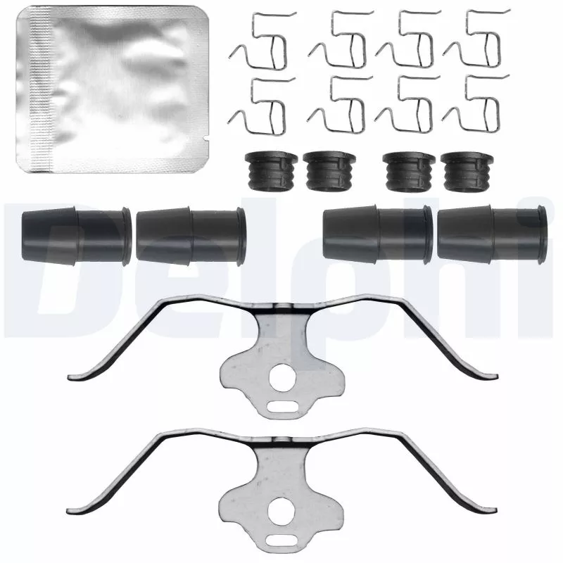 Kit d'accessoires, plaquette de frein à disque DELPHI LX0830