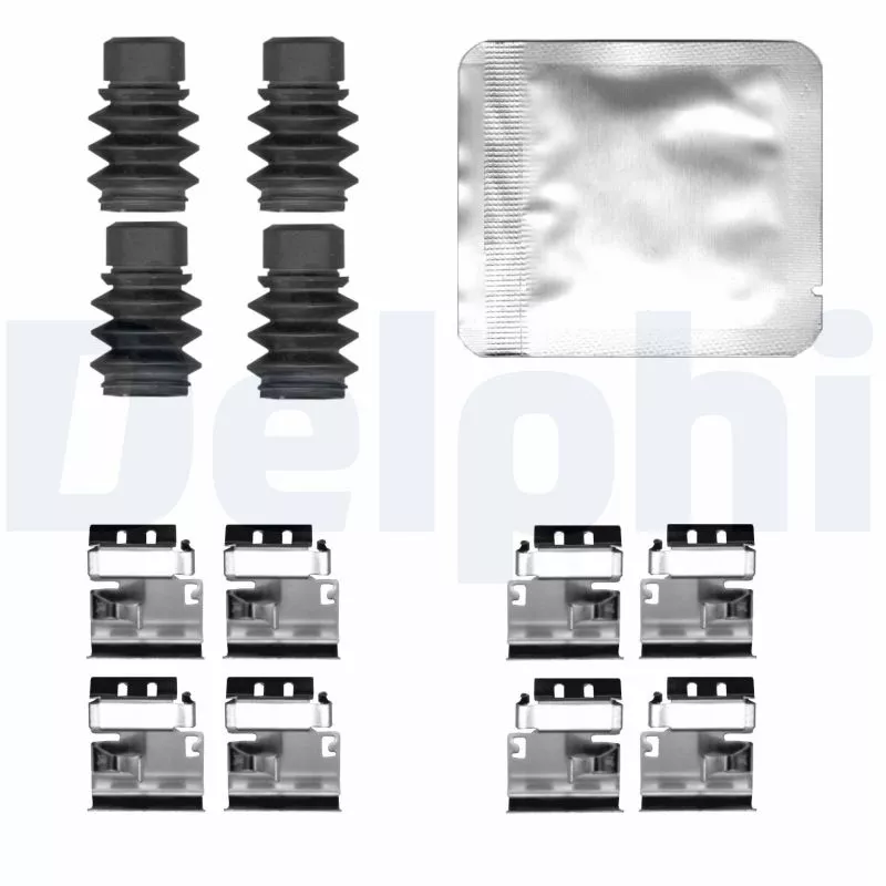 Kit d'accessoires, plaquette de frein à disque DELPHI LX0834