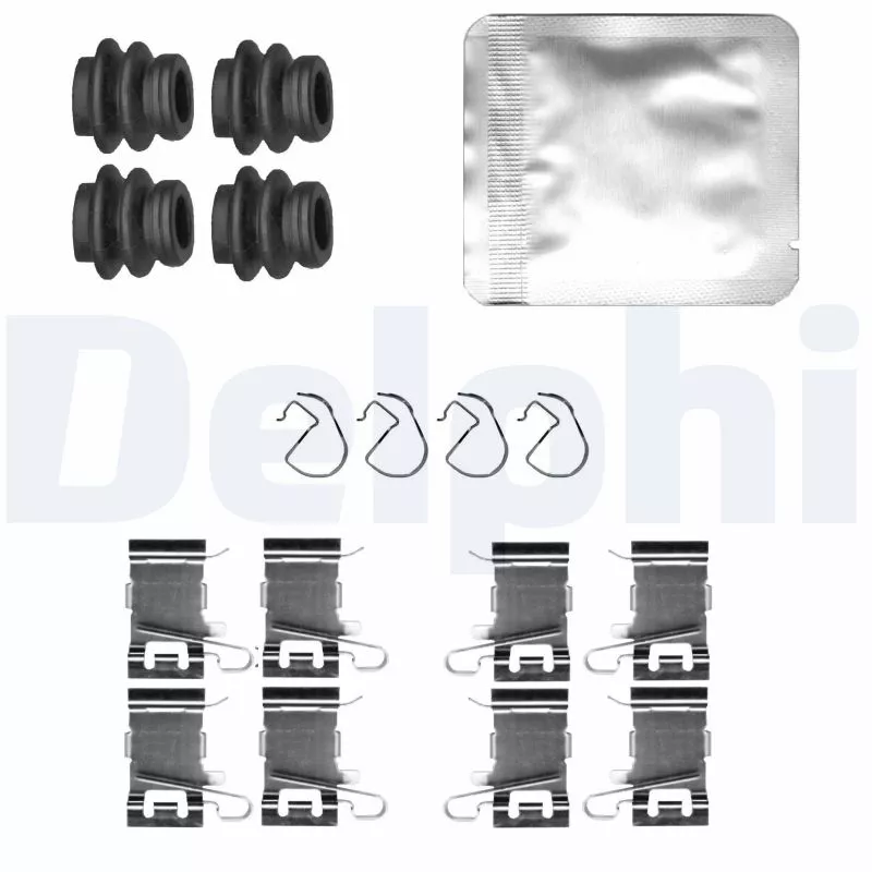 Kit d'accessoires, plaquette de frein à disque DELPHI LX0836