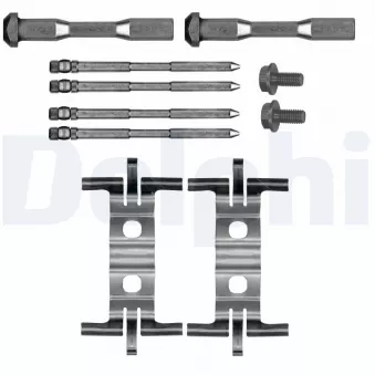 Kit d'accessoires, plaquette de frein à disque DELPHI