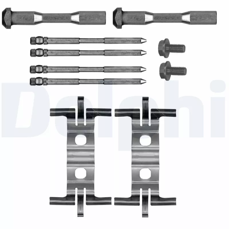 Kit d'accessoires, plaquette de frein à disque DELPHI LX0841