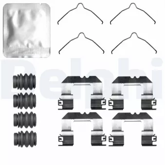 Kit d'accessoires, plaquette de frein à disque DELPHI