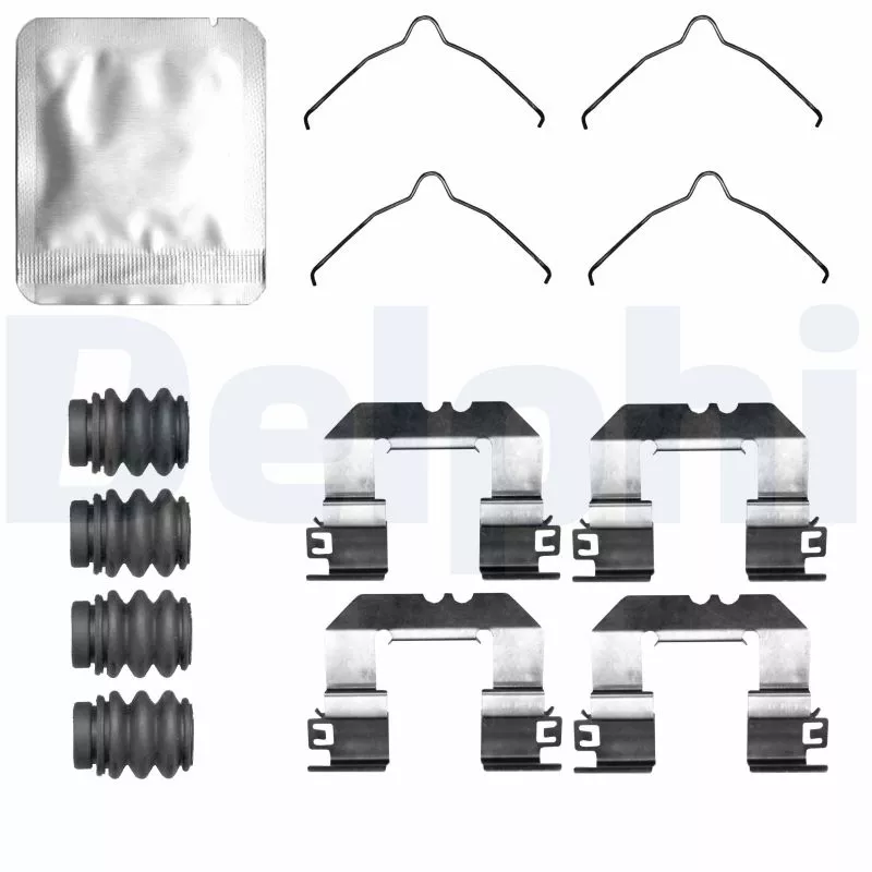 Kit d'accessoires, plaquette de frein à disque DELPHI LX0842