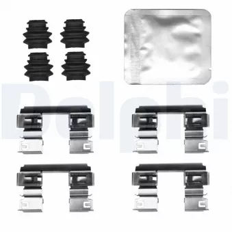 Kit d'accessoires, plaquette de frein à disque DELPHI