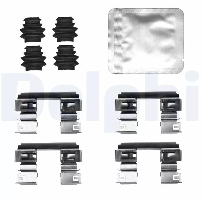 Kit d'accessoires, plaquette de frein à disque DELPHI LX0843
