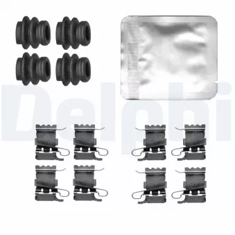 Kit d'accessoires, plaquette de frein à disque DELPHI