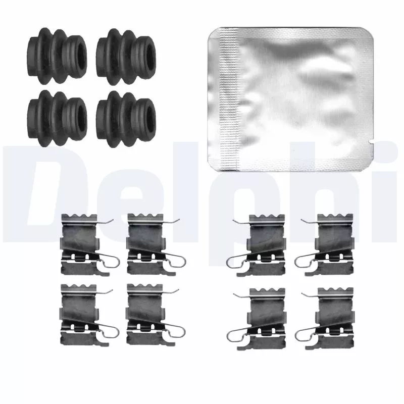 Kit d'accessoires, plaquette de frein à disque DELPHI LX0845