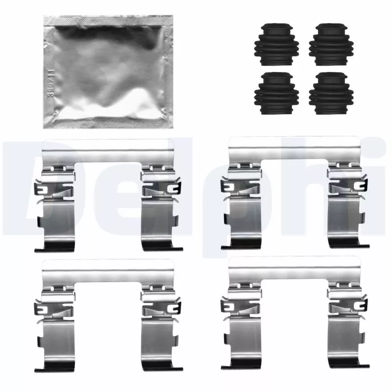 Kit d'accessoires, plaquette de frein à disque DELPHI LX0847