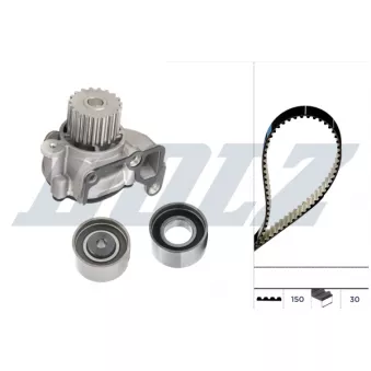 Pompe à eau + kit de courroie de distribution DOLZ KD185