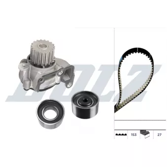 Pompe à eau + kit de courroie de distribution DOLZ