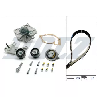 Pompe à eau + kit de courroie de distribution DOLZ KD254