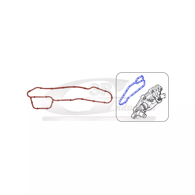 Joint, bride de liquide de refroidissement 3RG 76604