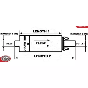 Pompe à carburant ESEN SKV 02SKV291