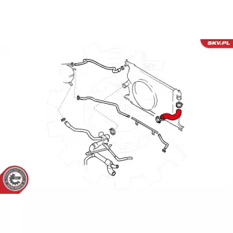Durite de radiateur ESEN SKV 24SKV325