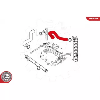 Durite de radiateur ESEN SKV 24SKV328