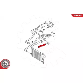 Durite de radiateur ESEN SKV