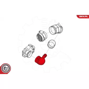 Tuyau d'aspiration, alimentation d'air ESEN SKV 24SKV480