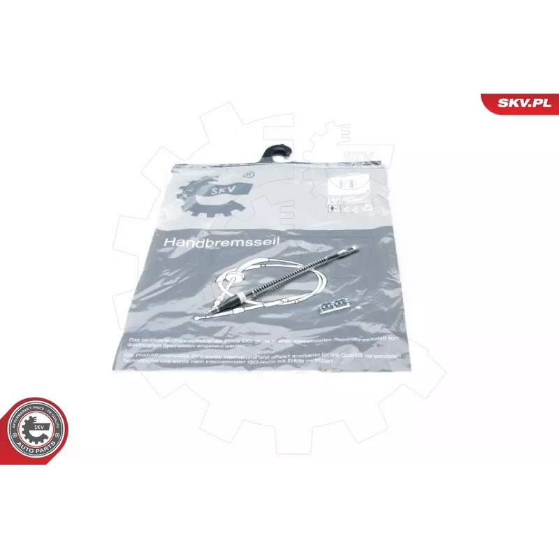 Tirette à câble, frein de stationnement arrière gauche ESEN SKV 26SKV026