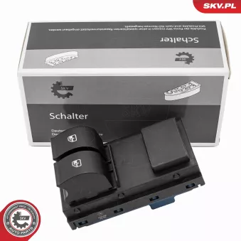 Interrupteur, lève-vitre avant gauche (à l'unité) ESEN SKV 37SKV206