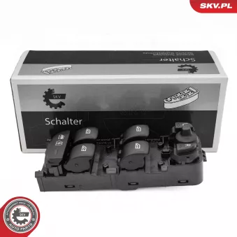 Interrupteur, lève-vitre avant gauche (à l'unité) ESEN SKV